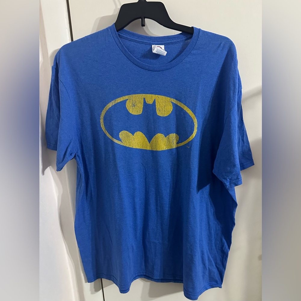 Batman Blue Logo Graphic Tee